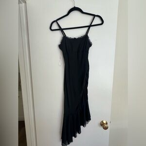 Wild Fable Asymmetrical Black Dress size XS. Never worn.